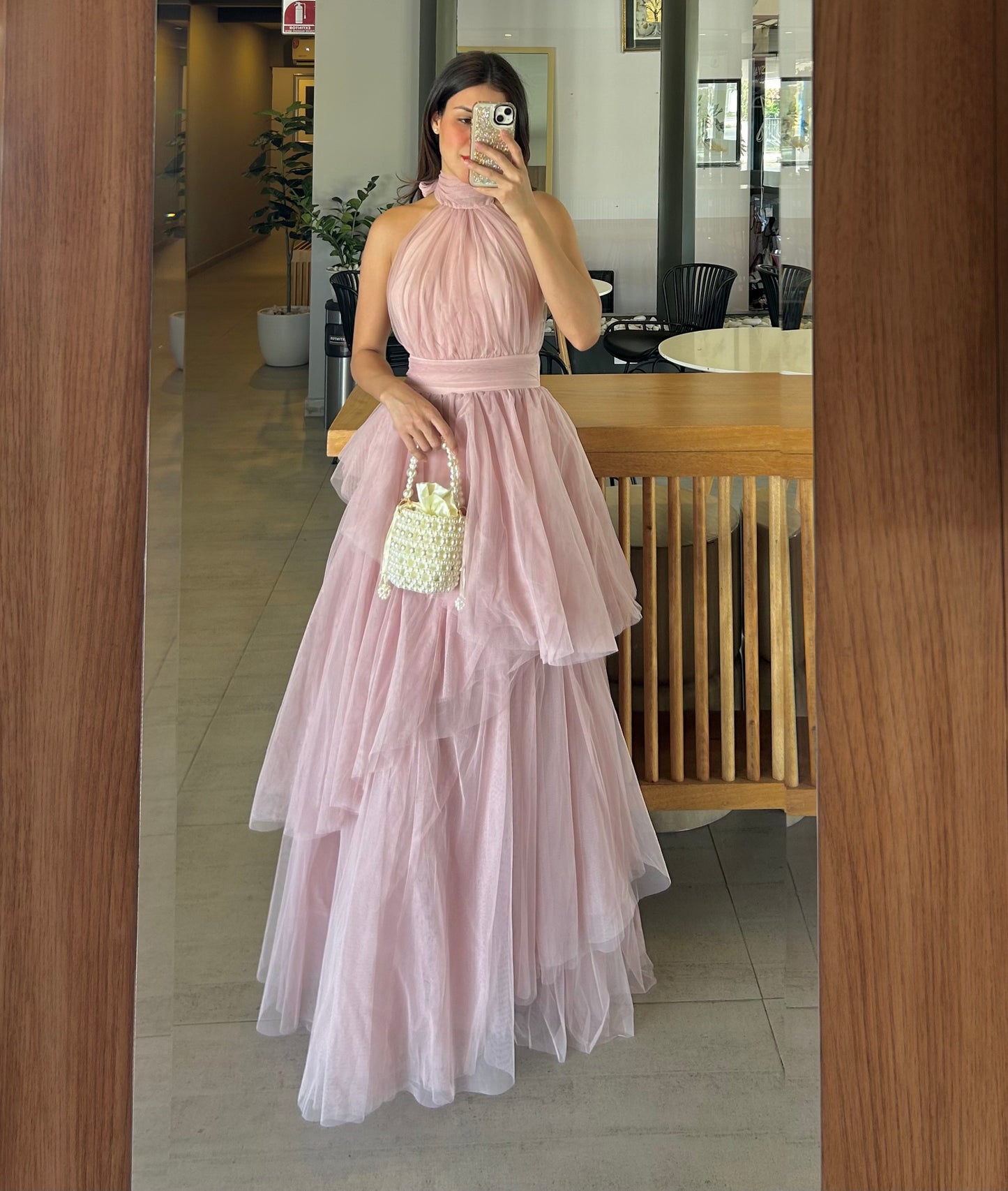 Vestido Priscila Rosa