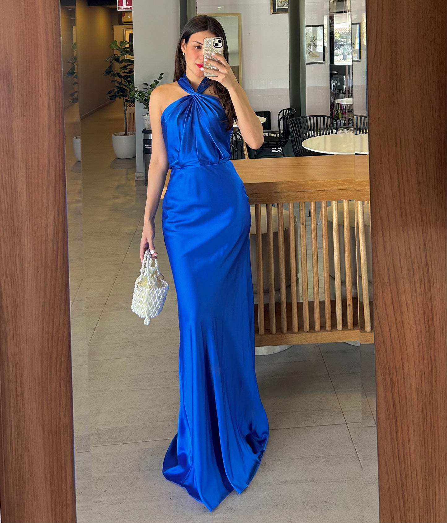 Vestido Singapur Azul Rey